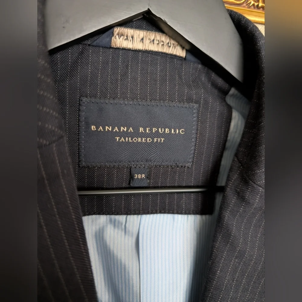 Banana Republic Navy Pocket Jacket 38R